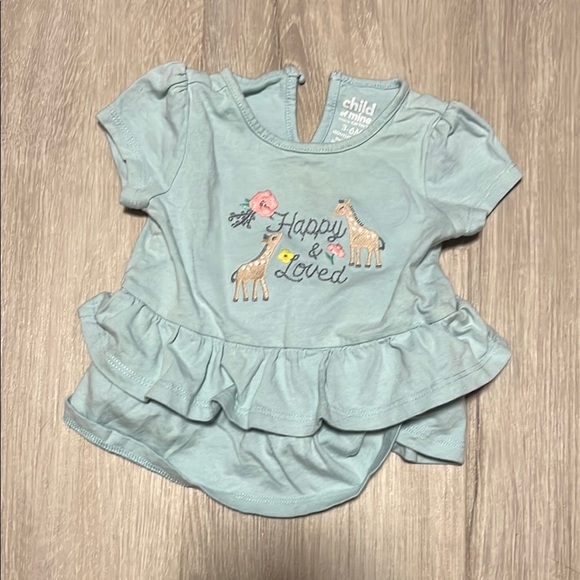 4/$20 Child of Mine Blue Kids Shirt - Happy & Loved - Picture 1 of 1